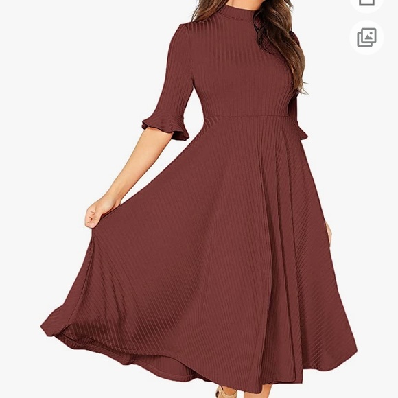 Amazon Dresses & Skirts - Size large dress. Perfect for work, party, fall. Only wore once. From Amazon